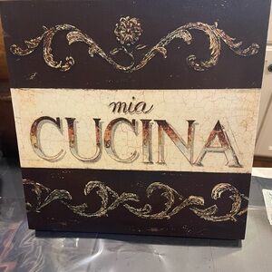 Mia Cucina Wall Art for Kitchen Decor
